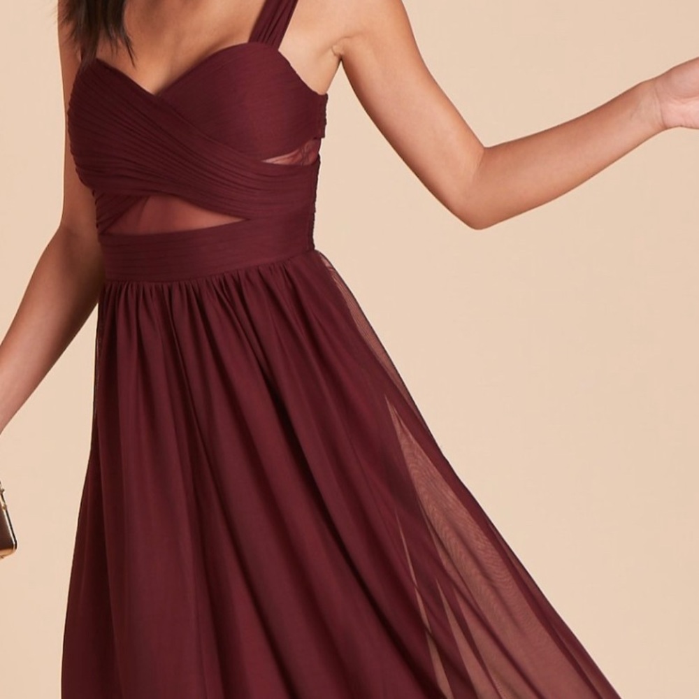 Birdy Grey Cutout Bridesmaid Dress